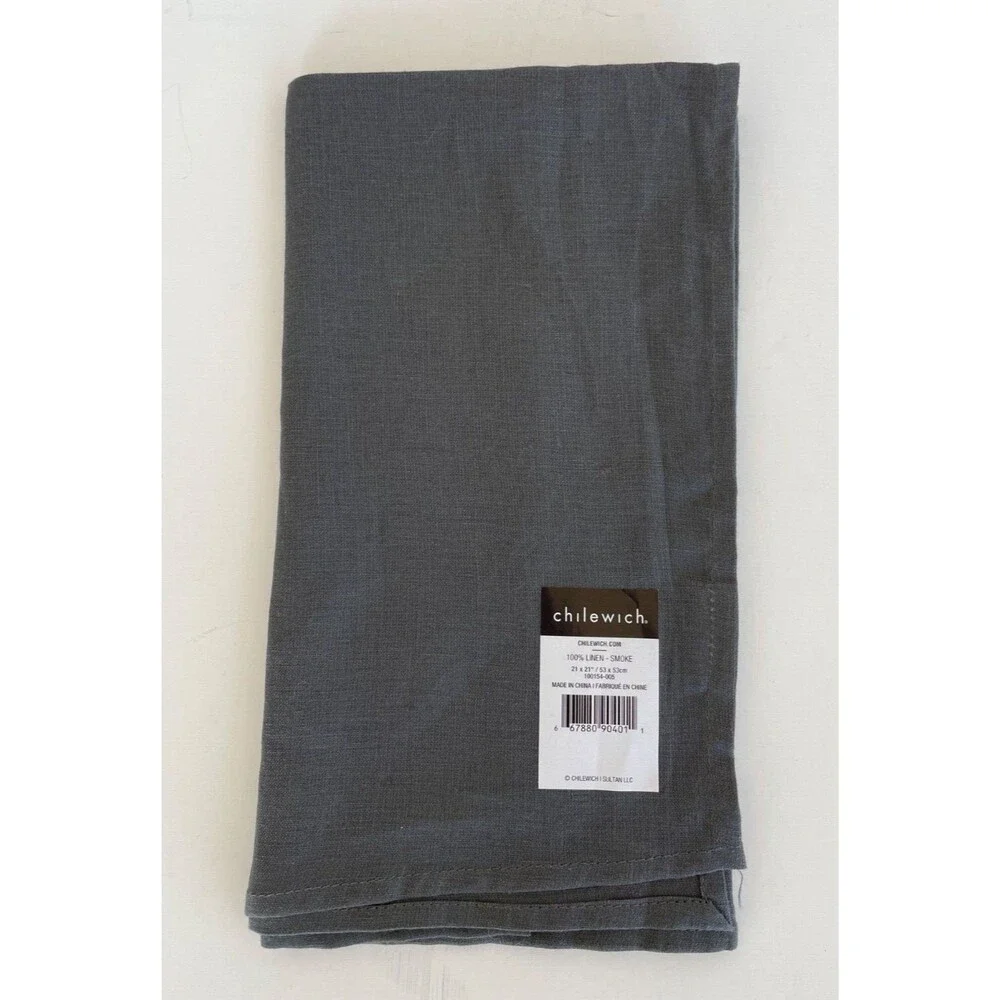 Chilewich Solid Linen Dinner Napkin, Various Colors, 21